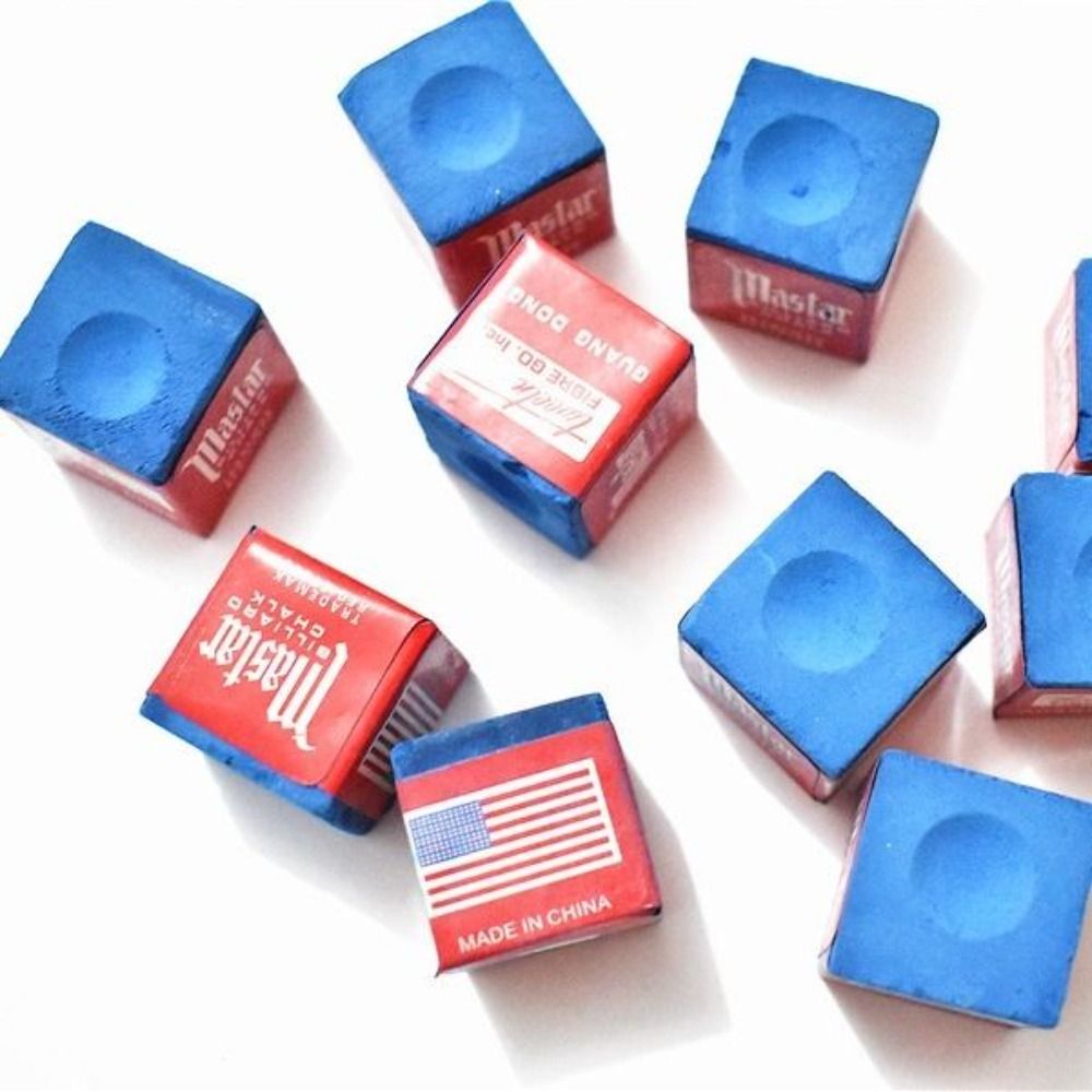 Table Tennis In Chinese - スヌーカー-滑り止めのビリヤードチョーク、アメリカのビリヤードアクセサリー、青い油、卓球用品、12個、12個