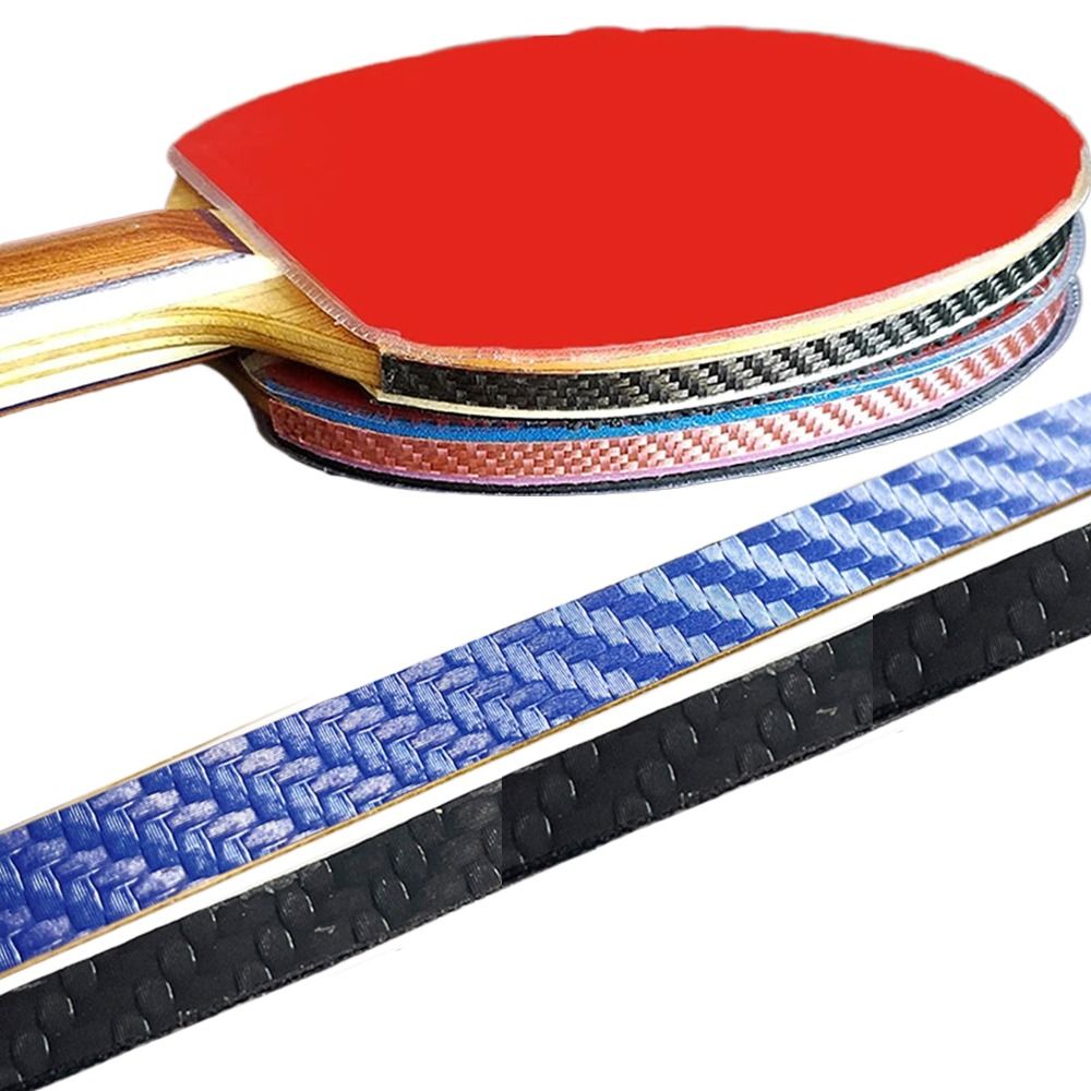 Table Tennis Grip Tape - 粘着性卓球ラケットエッジテープ、超硬質カーボンファイバー、ピンポンバット、保護サイドテープ、厚手のpu
