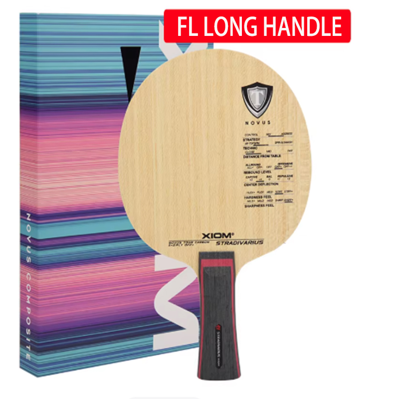 Table Tennis Blade - XIOM STRADIVARIUS卓球ブレード 5+2カーボン ピンポンブレード ラケット ハード・ファスト・アタック
