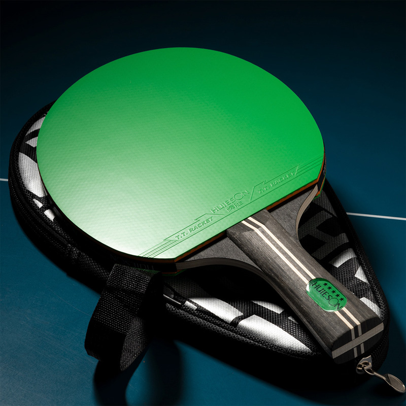 Table Tennis Xiom - HUIESON 5 つ星 カラフルな卓球ラケットセット キャリーバッグ付き すぐにプレイできるピンポンバットパドル