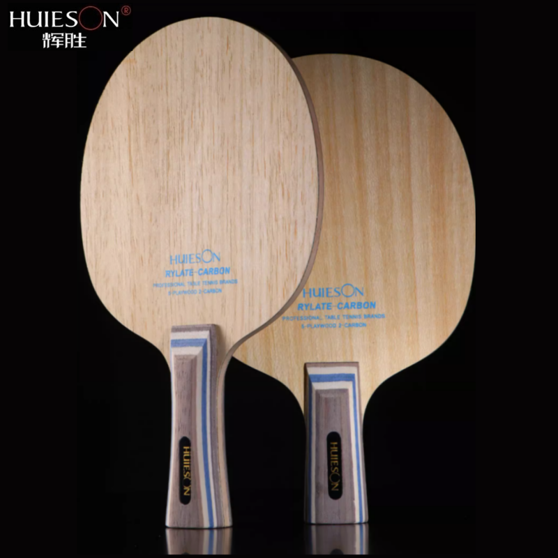 Table Tennis Xiom - Huieson-合板2層カーボンファイバー卓球ラケット,軽量,パドル,DIYアクセサリー,