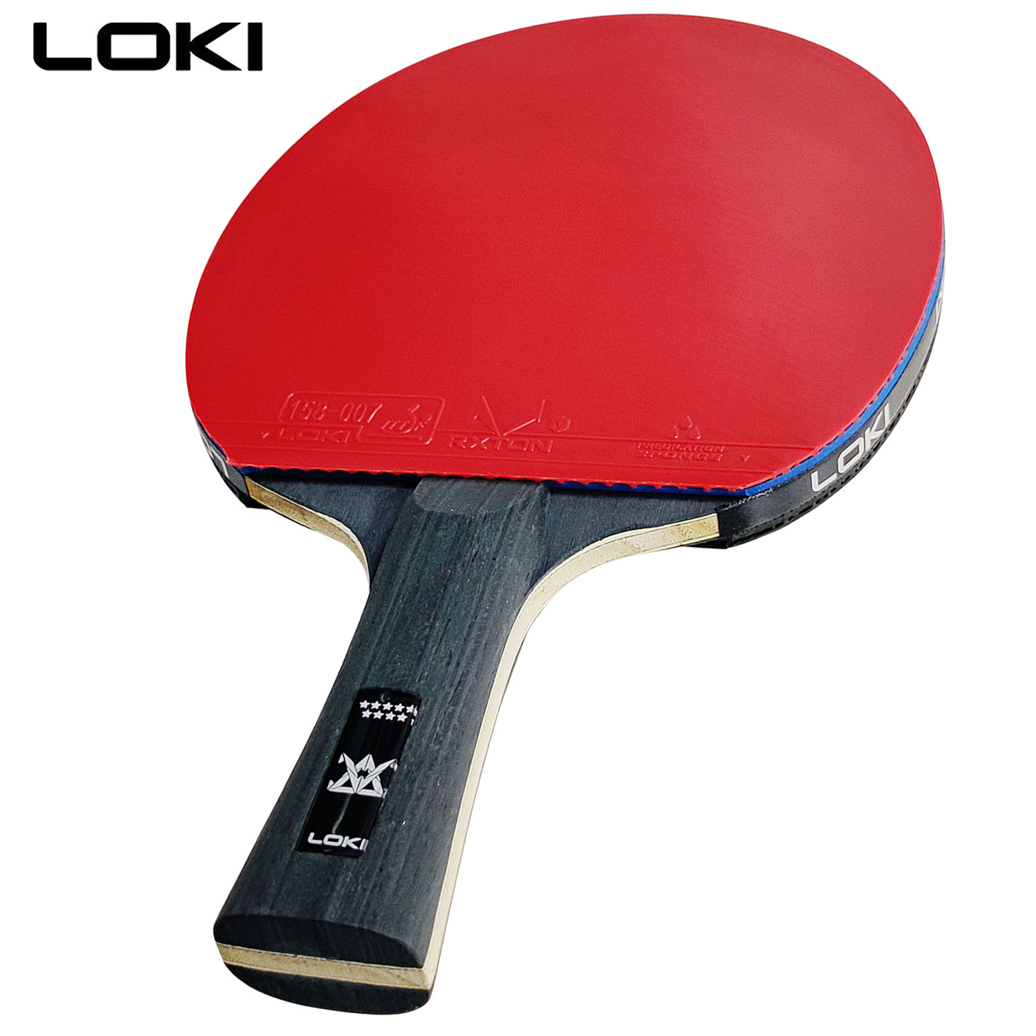 LOKI 9 スター卓球ラケットプロフェッショナル 5+2  - Table Tennis Bat Butterfly のレビューと価格