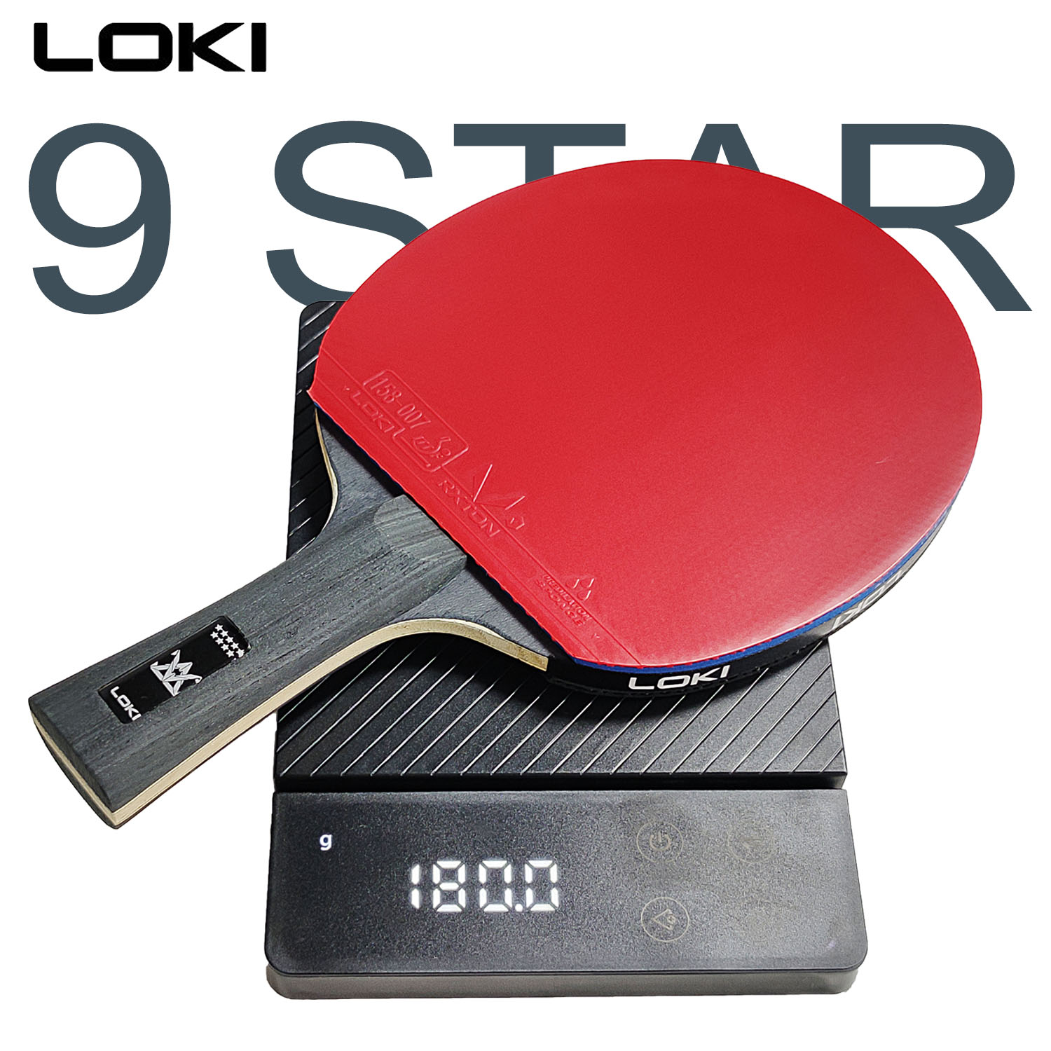 LOKI 9 スター卓球ラケットプロフェッショナル 5+2  - Table Tennis Bat Butterfly のレビューと価格