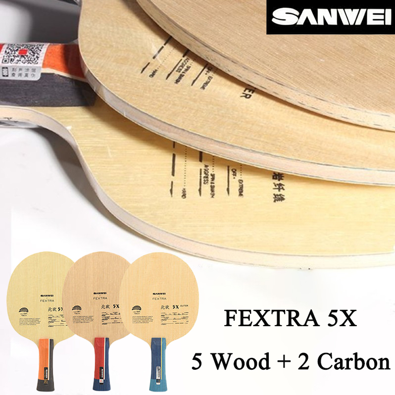 SANWEI FEXTRA 5X 卓球ブレード 5ウッド 2 - Table Tennis Blade のレビューと価格