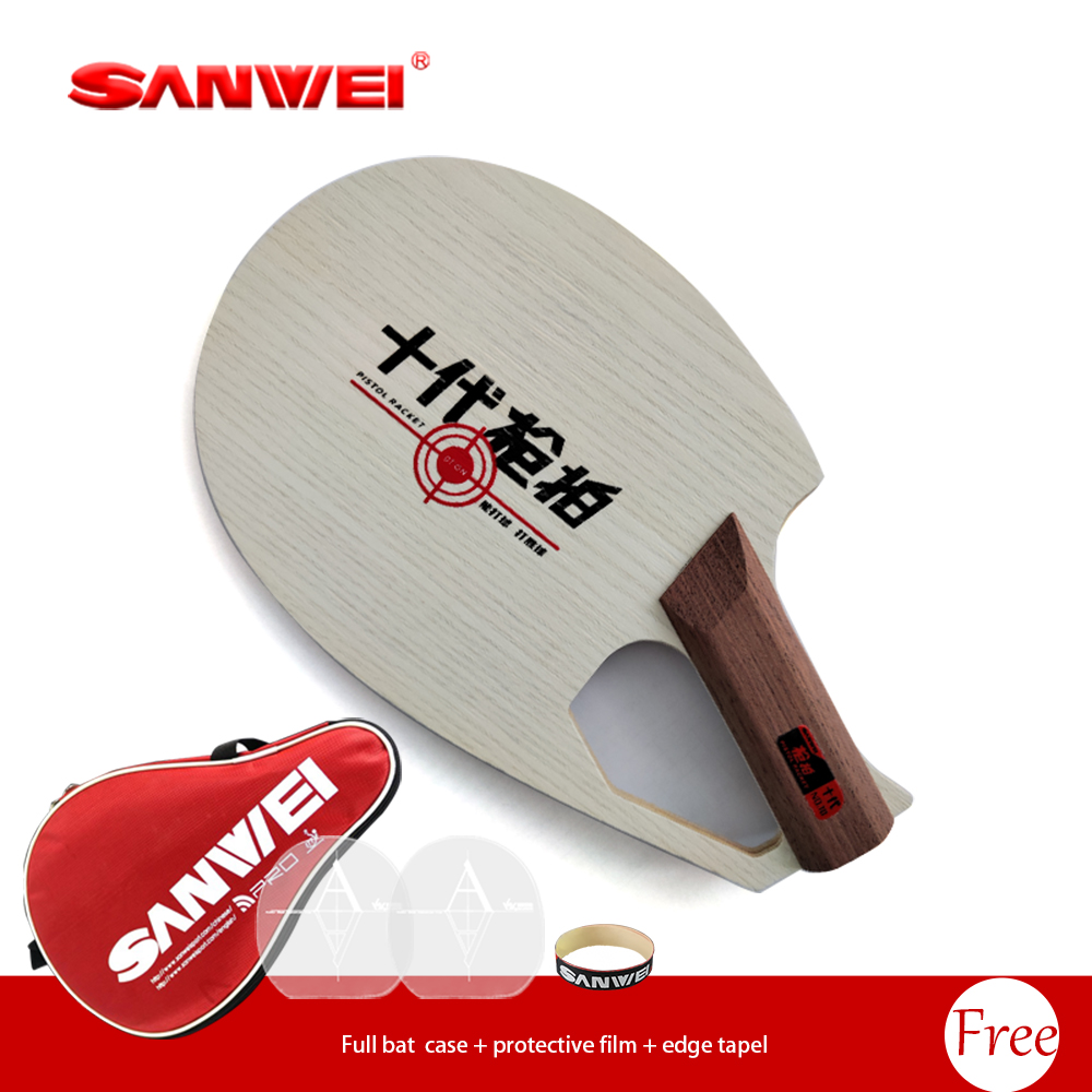 オリジナルSANWEI特許取得済みピストル型ラケットシェーク - Table Tennis Blade のレビューと価格