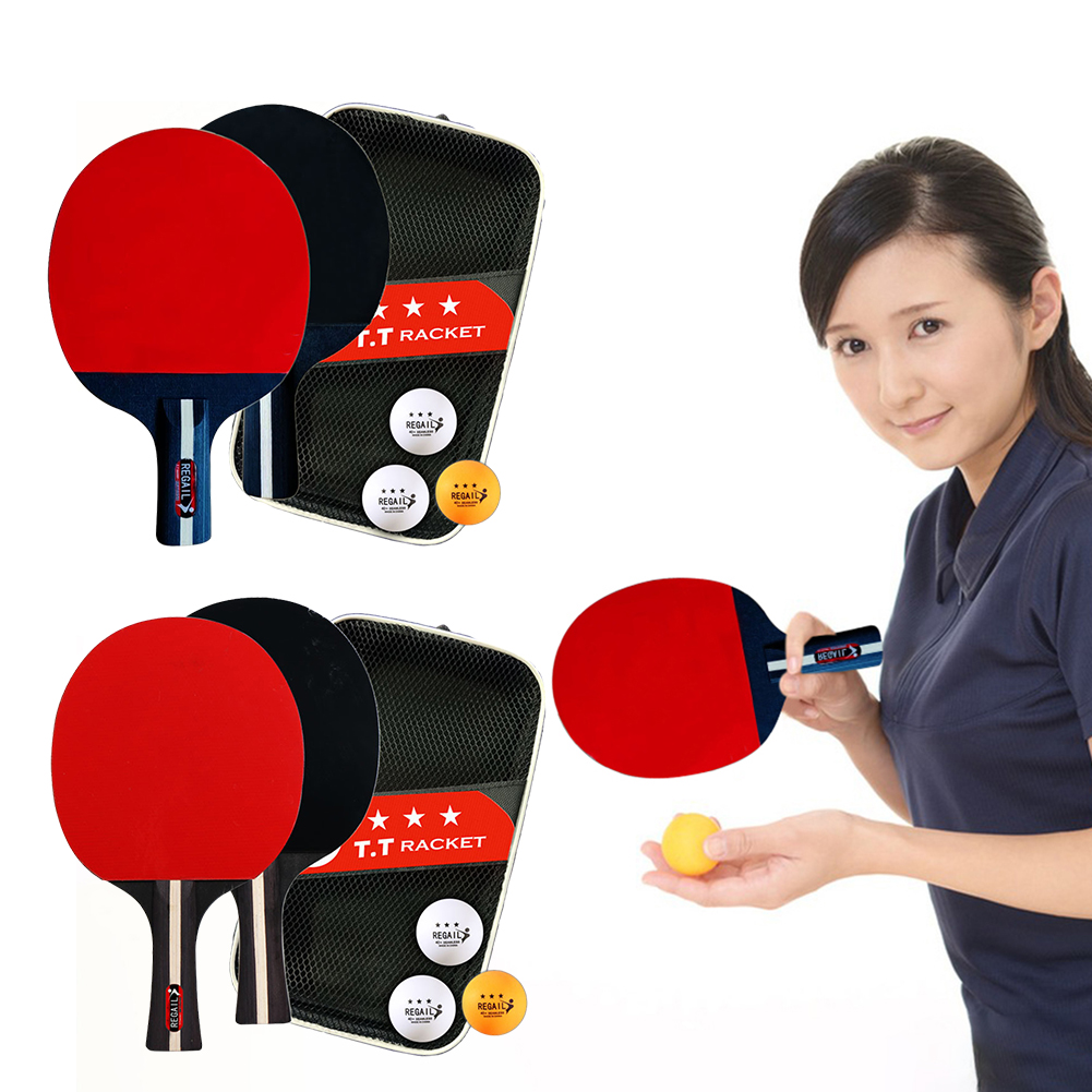卓球ラケット,バッグ付き,ピンポンラケット,2ラケット,3ボ - Table Tennis Bat Butterfly のレビューと価格