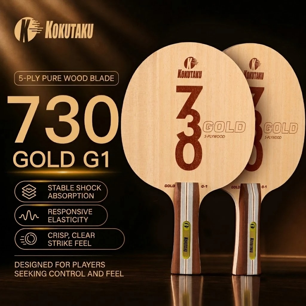 コクタク卓球ブレードFL 730 G1 5層木材/G2 5層 - Table Tennis Blade のレビューと価格