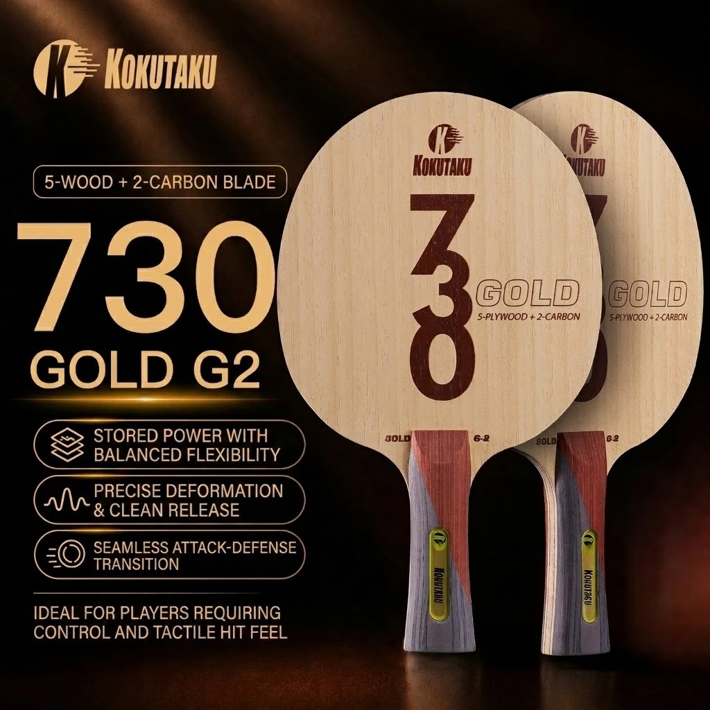 コクタク卓球ブレードFL 730 G1 5層木材/G2 5層 - Table Tennis Blade のレビューと価格