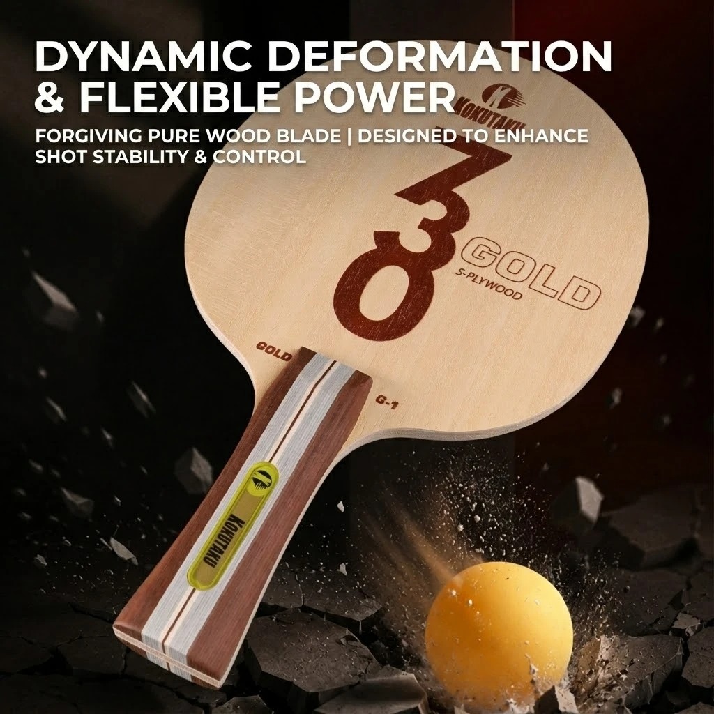 コクタク卓球ブレードFL 730 G1 5層木材/G2 5層 - Table Tennis Blade のレビューと価格