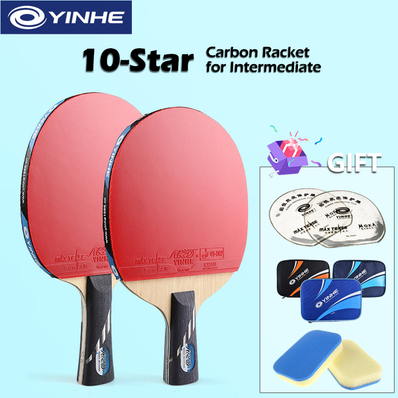 Yinhe-スターピン付き卓球ラケット,10b,炭素,攻撃, - Table Tennis Grip Tape のレビューと価格