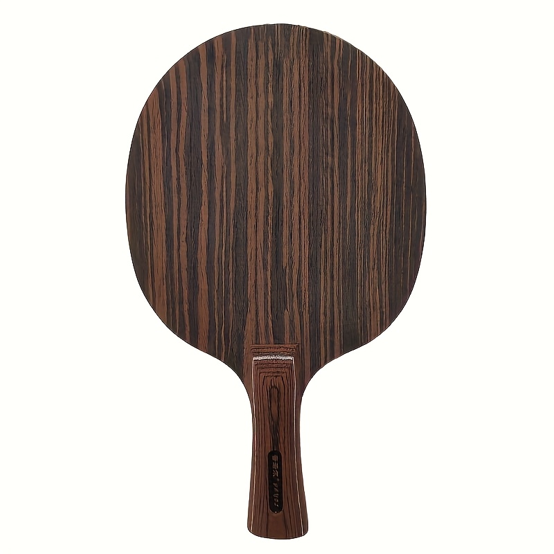 黒檀製卓球ラケットブレード、高速攻撃設計、5ウッド+2カーボ - Table Tennis Blade のレビューと価格