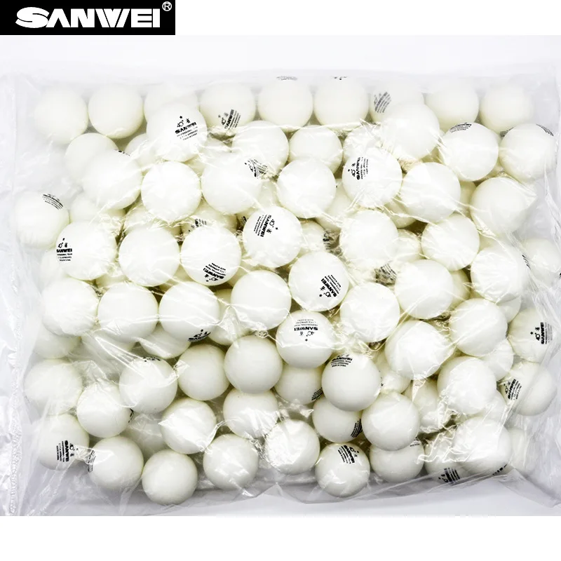 SANWEI 100個/パック 40+卓球ボール ホワイト  - Table Tennis In Chinese のレビューと価格