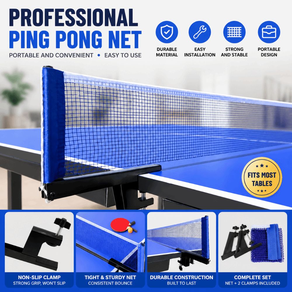 標準卓球ネット 折りたたみ式ポスト 厚みのあるピンポンネット - Table Tennis Bat Butterfly のレビューと価格