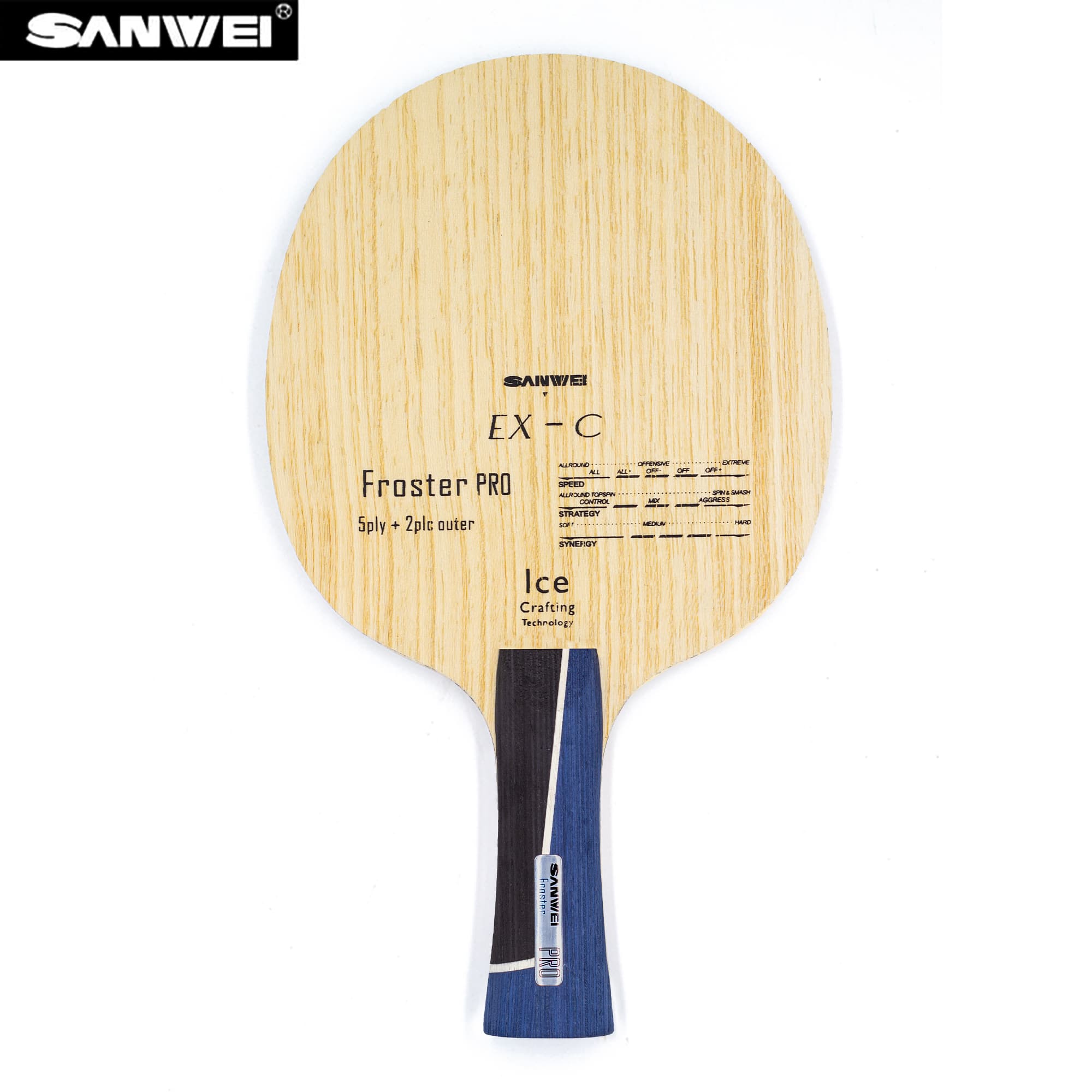 三威 ALC 卓球ラケット フロスター プロ - Table Tennis Blade のレビューと価格