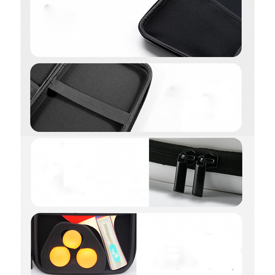 新しいEVAハードシェル高級卓球スポーツクラブスクエア卓球ラ - Table Tennis Bat Butterfly のレビューと価格