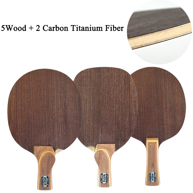 卓球ブレード 中国式/日本式ペンホールド 5ウッド2カーボン - Table Tennis Blade のレビューと価格