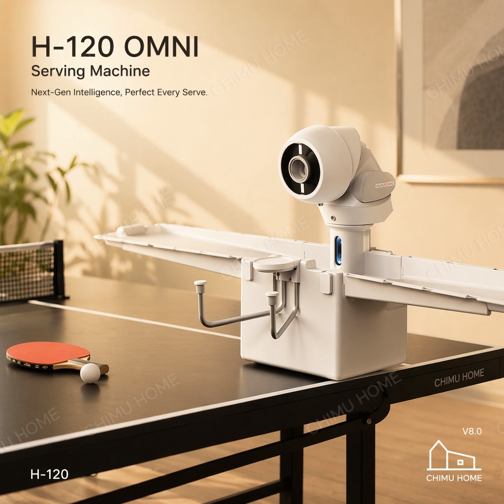 【CHIMU HOME】OMNI スマート卓球サーブマシン  - Table Tennis Trainer のレビューと価格